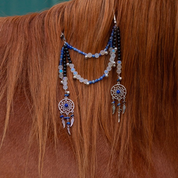 SKY BLUE Rhythm Mane Beads, Horse/Pony, speed beads, trail beads, equestrian - Picture 6 of 8